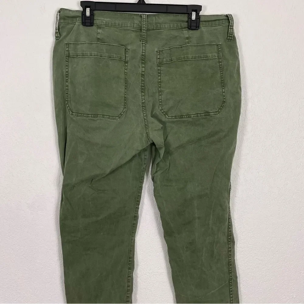 Madewell Army Green Skinny Leg Pants‎